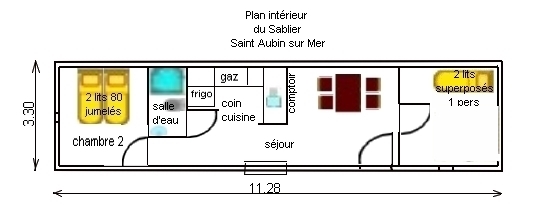 Plan intrieur du Sablier