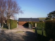 Le Sablier, faade vue cot parking